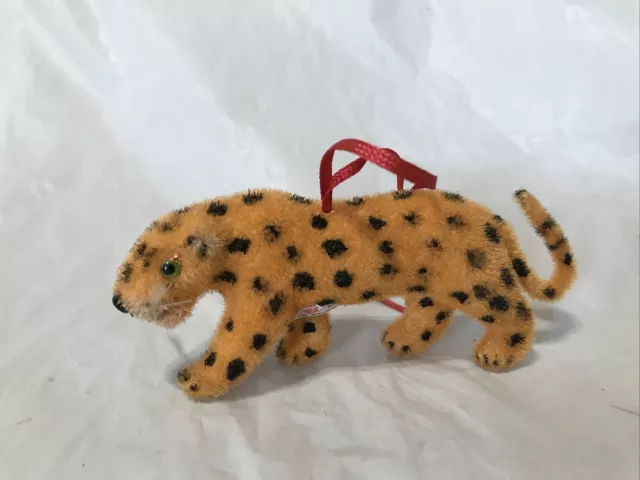 VINTAGE KUNSTLERSCHUTZ GERMANY LEOPARD Cat ORNAMENT  FIGURINE MINIATURE