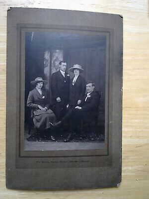 Edwardian Family Photograph , From The Studio Paxton Terrace Barrow In Furness