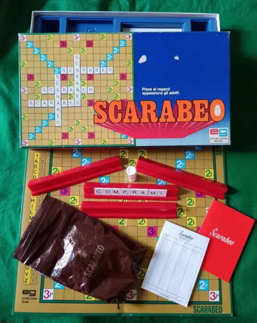 SCARABEO Gioco da Tavolo - Editrice Giochi - VINTAGE - COMPLETO