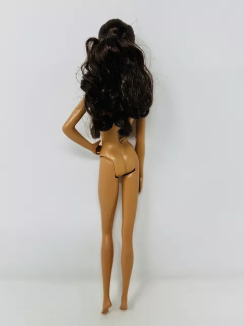 Barbie Signature 2019 Holiday Barbie Doll, Dark Brown Hair- Nude 3