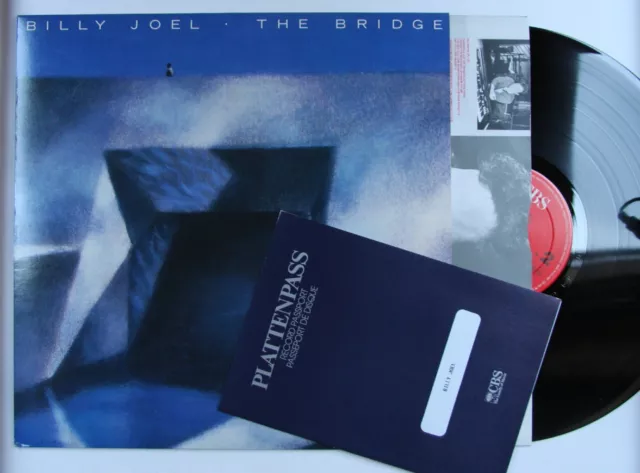 Billy Joel The Bridge EU LP 1986 + Innerbag + Rare PR-Insert!