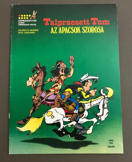 1980 Lucky Luke #37 Yugoslavian edition on Hungarian Language