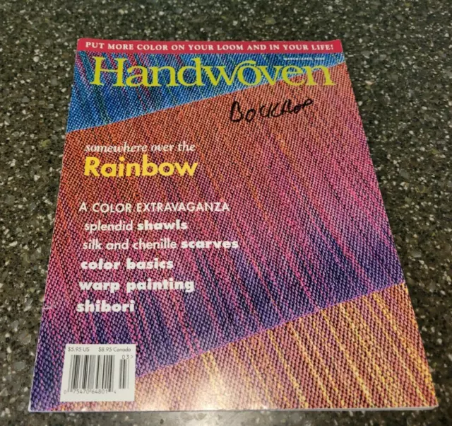 Handwoven Weaving Magazine March / April 2000