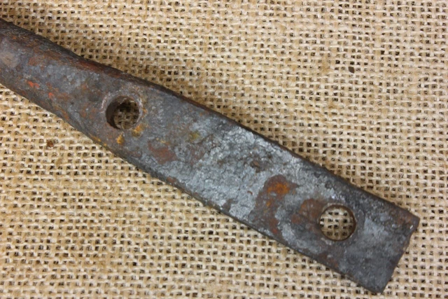 Old smokehouse large meat Hook Hearth blacksmith 9” wrought Iron barn vintage 9