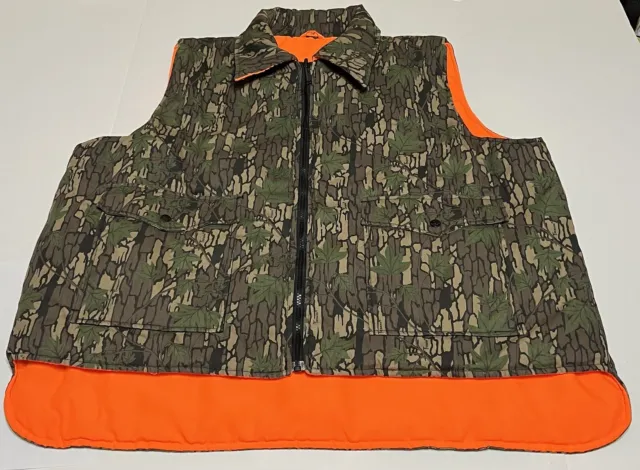 Winchester Size XXL Trebark Camo Blaze Orange  Conceal Reversible Hunting Vest