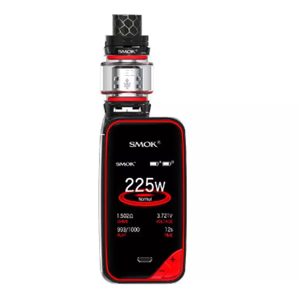 SMOK X-Priv E-Zigarette Vape + TFV12 Prince Tank 8ml Verdampfer Kit 225W + Akkus 2