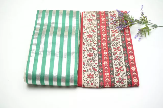 Dear Vanilla Japanese Hanhaba Obi Sash Belt Women's Kimono Vintage Genuine Mint