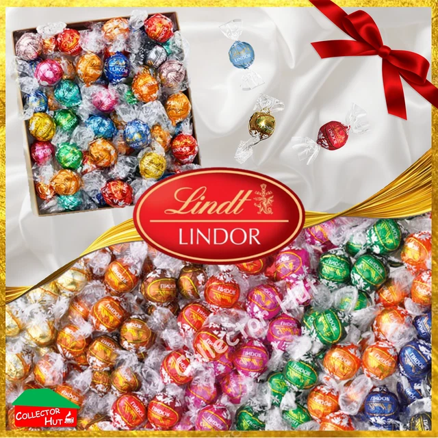 LINDT LINDOR ASSORTED Chocolate Truffles Pick and Mix Custom Gift Box £