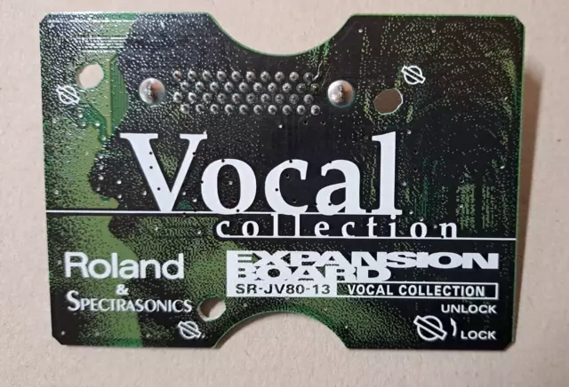 ROLAND Expansion VOCAL COLL. SR-JV80-13 für JV1080/2080  XV3080/5080 recapped