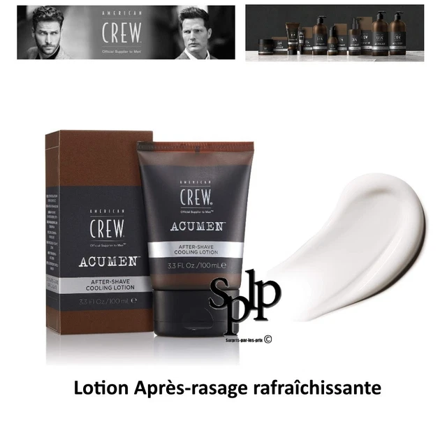 AMERICAN CREW Acumen Lotion après-rasage rafraîchissante 100 ml Men Neuf