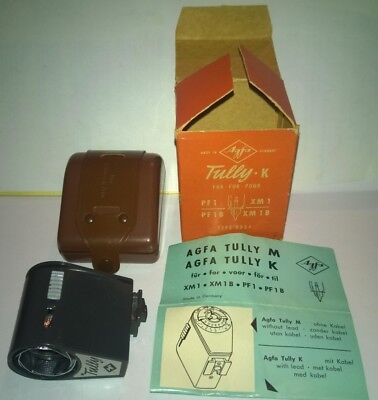 Agfa tully agfa flash vintage avec son étui bon état fonctionnel port offert 