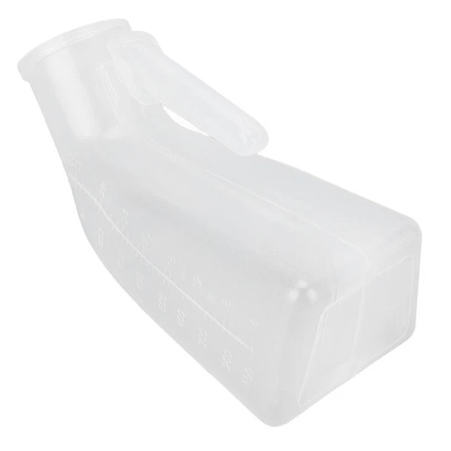 Grande flacone per urina da uomo 1000 ml - soluzione portatile, efficiente