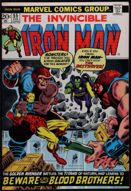 IRON MAN  (1968 Series)  (INVINCIBLE IRON MAN)(MARVEL) #55 Fine Comics Book