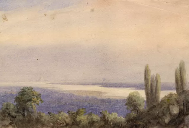 Apollonia Griffith, Mont Saint-Michel, Bois Guérin, Avranches–c.1837 watercolour