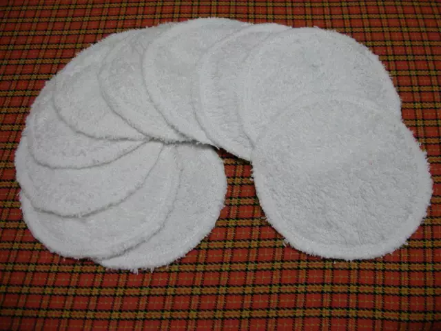 Lot de 10 lingettes démaquillantes lavables éponge NEUVES - oekotex standard 100