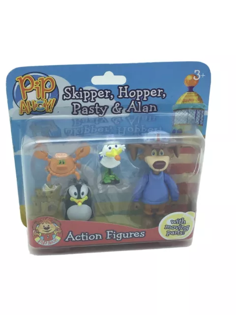 Pip Ahoy Milkshake 4 Action Figures Set Skipper, Hopper, Pasty & Alan NEW