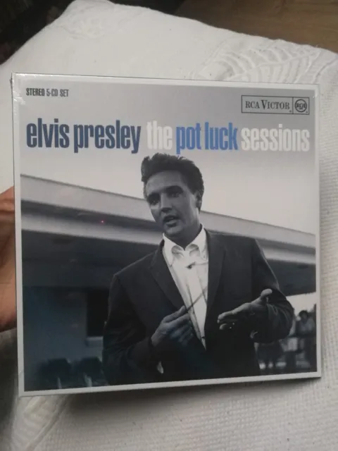Elvis Presley Cd Ftd Pot Luck 5 Cd Set Sessions New And Sealed