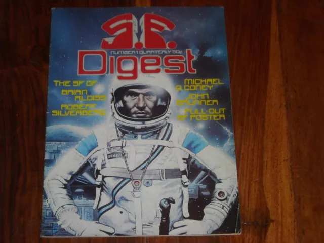 SF Digest Number 1 Quarterly Magazine 1976 Science Fiction Aldiss Silverberg