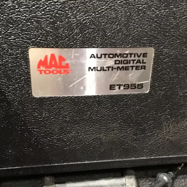 MAC TOOL DIGITAL AUTOMOTIVE MULTIMETER # ET955 complete with leads 3