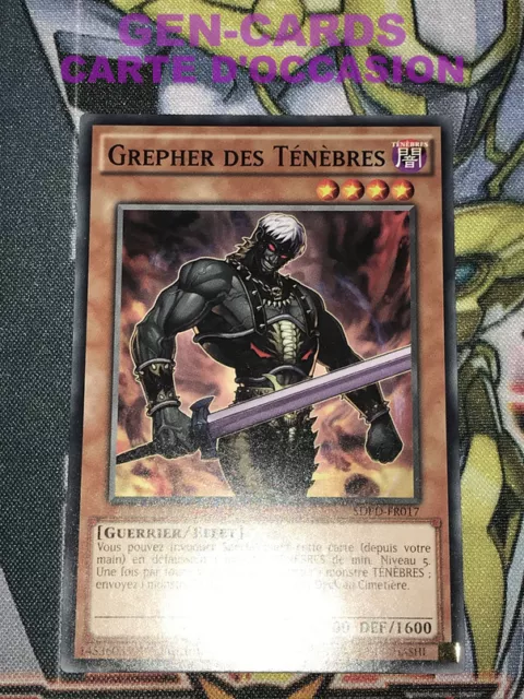 OCCASION Carte Yu Gi Oh GREPHER DES TENEBRES SDPD-FR017 1ère édition