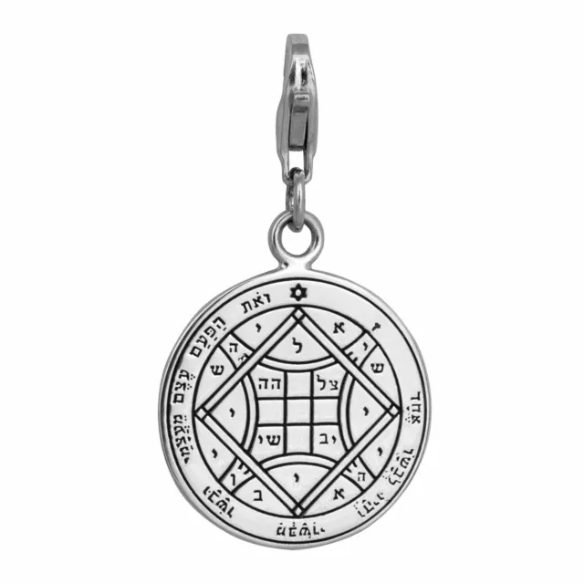 Anhänger Love Seal King Solomon Medaillon Amulett Talisman Sterling Silber...