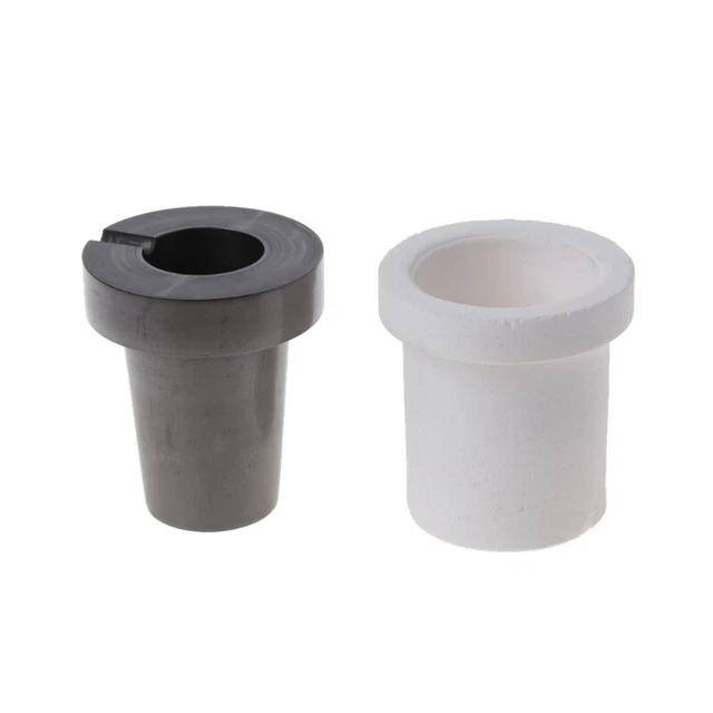 300g Casting Clay Graphite Crucibles Refining Melting Copper Aluminium Brass