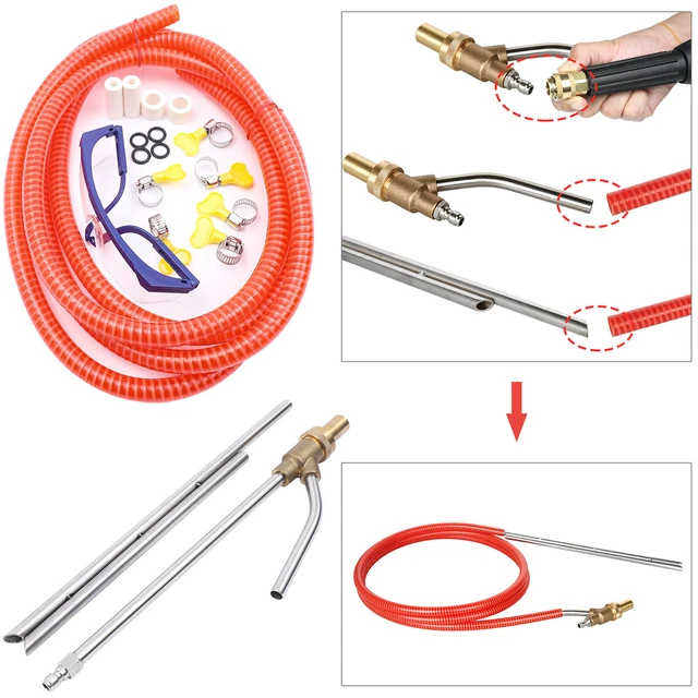 SANDBLASTING KIT PRESSURE Washer DustlessWet Sandblaster Attachment