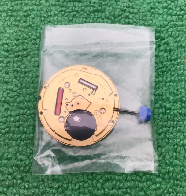 Genuine ETA F06.111 Quartz Wristwatch Movement with Date At 3, NOS