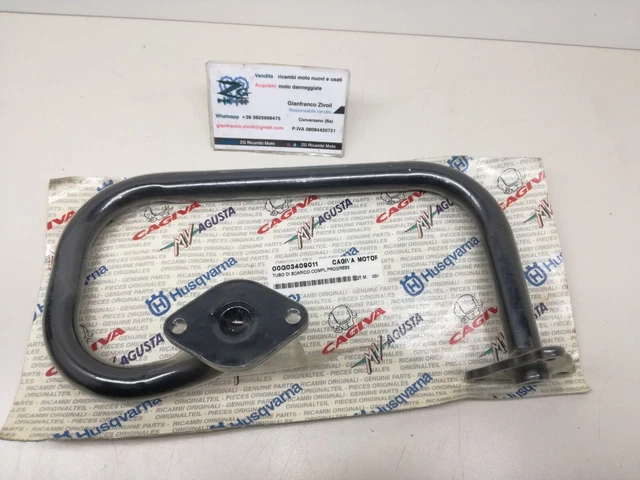 00G03409011 Originale Cagiva PROGRESS Derbi HUNTER 50 tubo scarico pipe