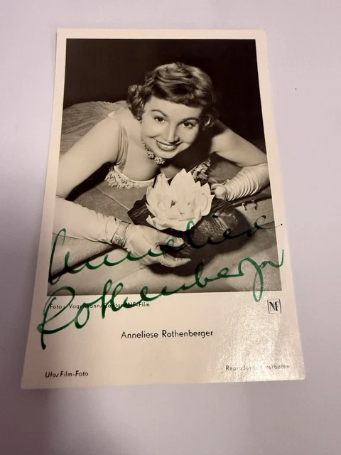 Waltraut Haas Photo Dédicacée - Autographe Original Signé à La Main - Collection