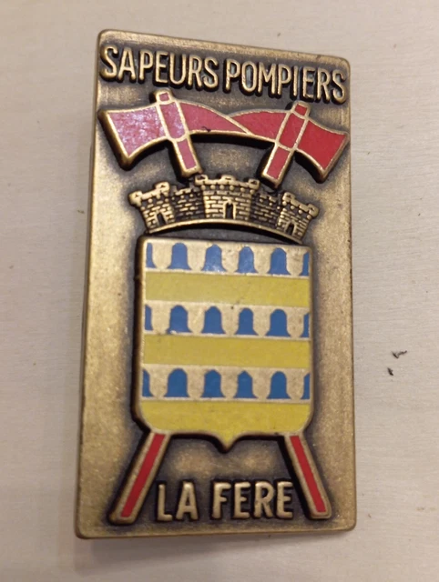 Insigne Ancien SAPEURS POMPIERS Du Finistère - Modèle Obsolète Original | Occasion Authentique