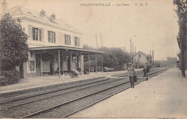 Carte postale ancienne Dept 95 Val d' Oise - Franconville la Gare