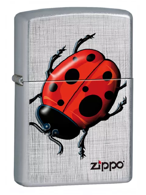 ZIPPO ACCENDINO ANTIVENTO RICARICABILE LADYBUG 13M024 coccinella lighter