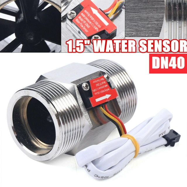 Water Flow Hall Sensor Switch Flow Meter Stainless Steel Flow Meter 1-25L/Min