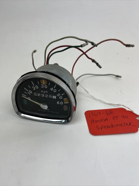1964-1966 Honda CT90 CT200 Speedometer