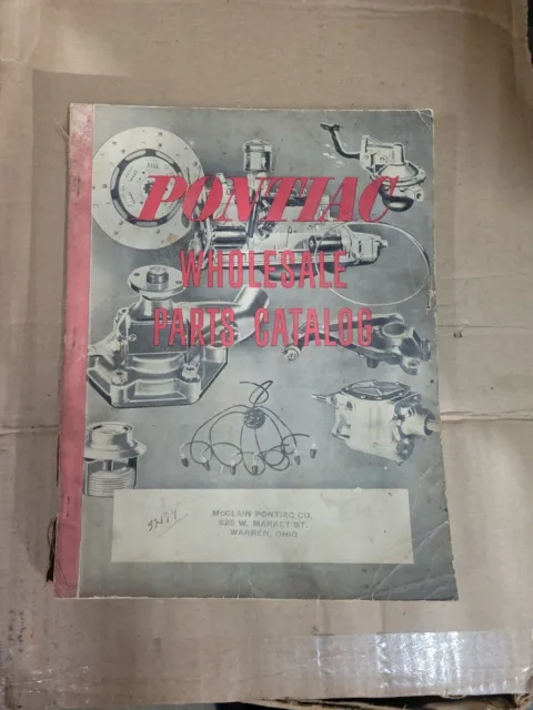 1937-1948 Pontiac Wholesale Parts Book Numbers Catalog Book 1947 1941 1940