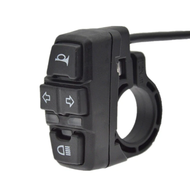 HEADLIGHT HORN TURN Tail Light ON OFF Switch For Motorcycle Scooter
