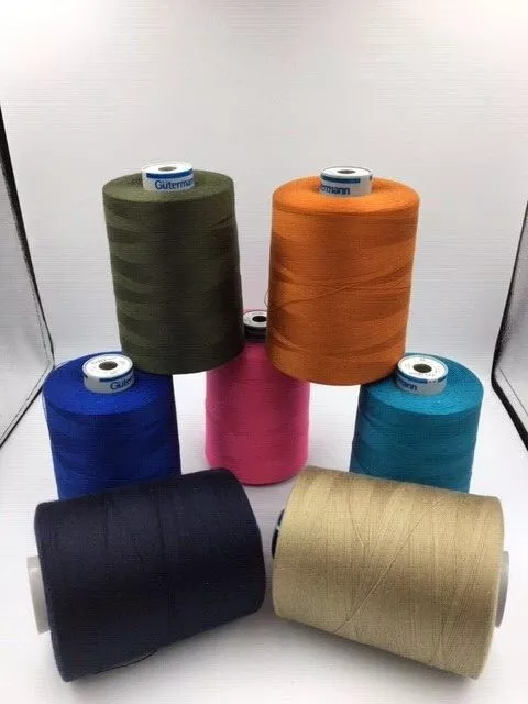 Gütermann Polyester100%-Heavy duty sewing machine thread M36 -M27 colours