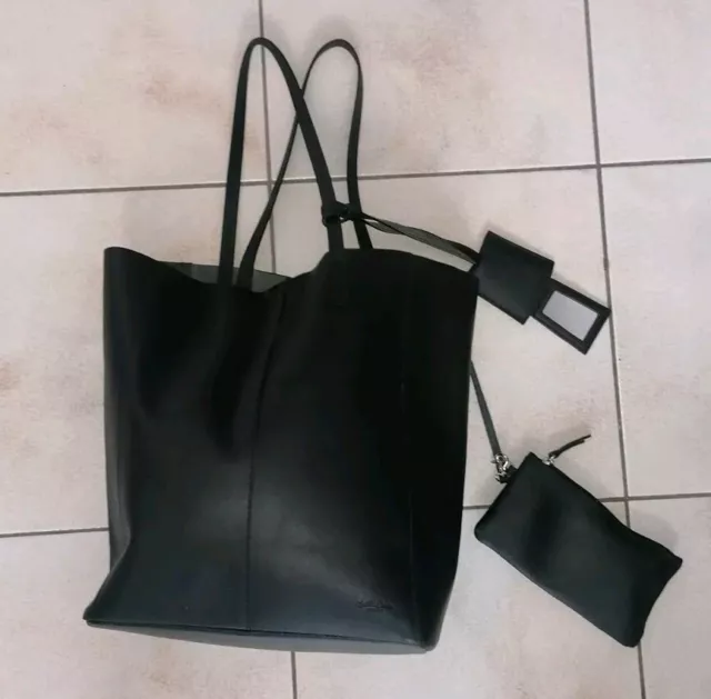 Gusti Leder Tasche Shopper Schwarz Wie Neu Umhängetasche Cassidy