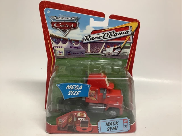 Disney Pixar Cars 2 #3 Mack Semi Mega Size Race O Rama