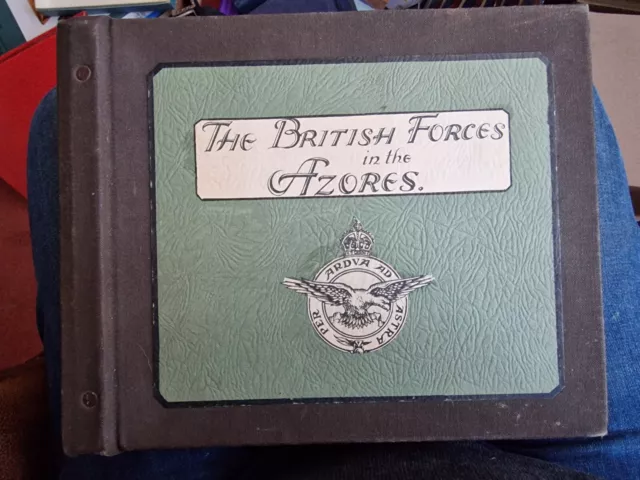Original Ww Photo Album, British Forces In The Azores 1943/44 2710 Sqd, Raf Regt