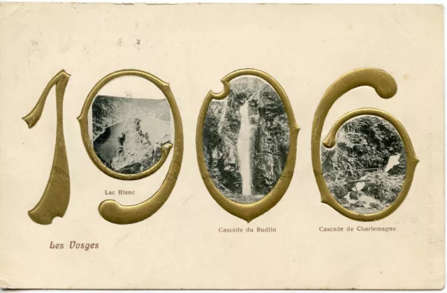 Carte Postale / Fantaisie / Gaufree / Lorraine Les Vosges 1906