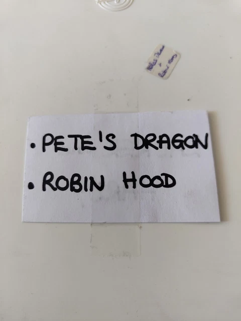 Disneys Petes Dragon and Disneys Robin Hood Super 8mm Reel 7" reel
