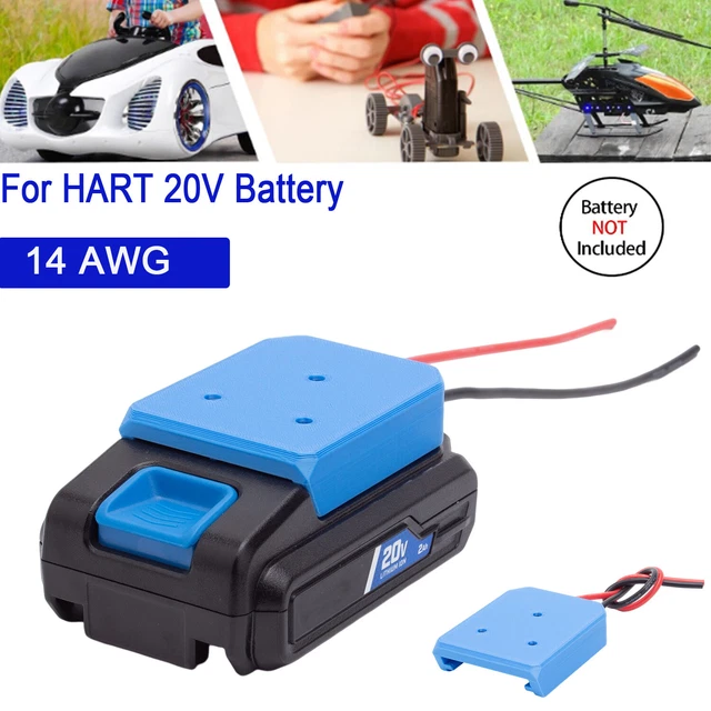 For HART 20V Lithium-ion Battery Power Wheels Adapter Dock Power Connector Wires