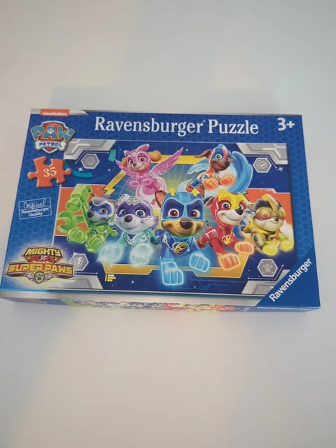 RAVENSBURGER PAW PATROL Mighty Pups Super Paws 35 Piece Jigsaw Puzzle £ ...
