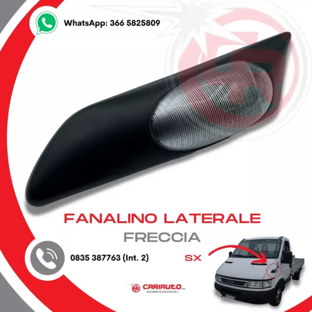 Fanalino Fanale Freccia Laterale Sinistro Bianco Iveco Daily dal 2000 In poi