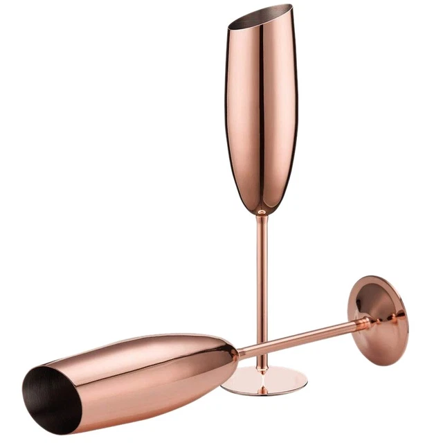 BRILANT Set Di 2 Bicchieri Da Champagne Con Cuori Incisi E Cristalli Swarovski - Eleganti Calici Da Spumante Per Matrimonio E Occasioni Speciali