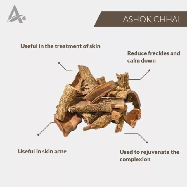 Ashok Chhal - Ashoka Chhal - Ashok Chaal - Écorce Ashoka - Saraca Indica-Herbal