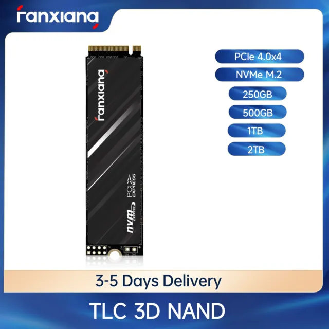 Fanxiang 1TB SSD M.2 2280 NVMe PCIe Gen 4.0 x 4 TLC Internal Solid State Drive