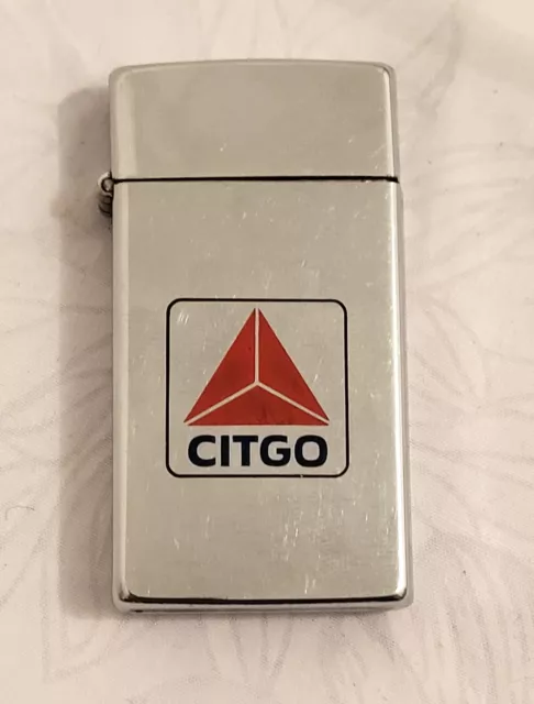 Scripto Butane Advert Lighter for CITGO Petroleum Corp. Gas Oil USA Unfired